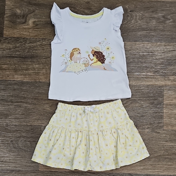 Max Studio Kids Size XS (4) Skort Set - Picture 1 of 6